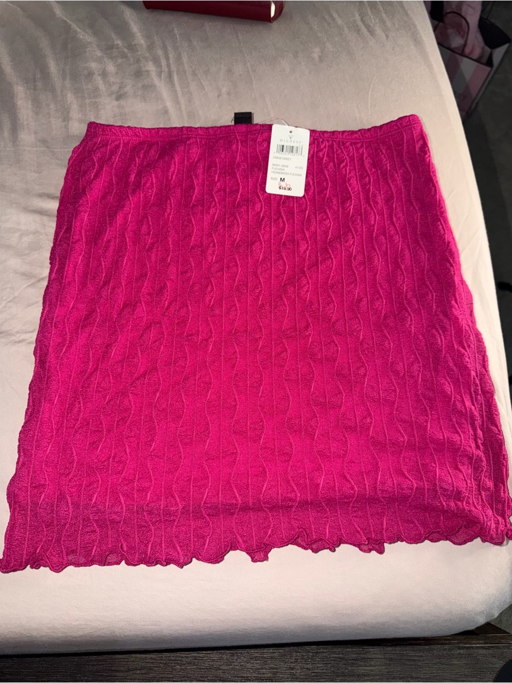 Women’s Cable Knit Pink Skirt